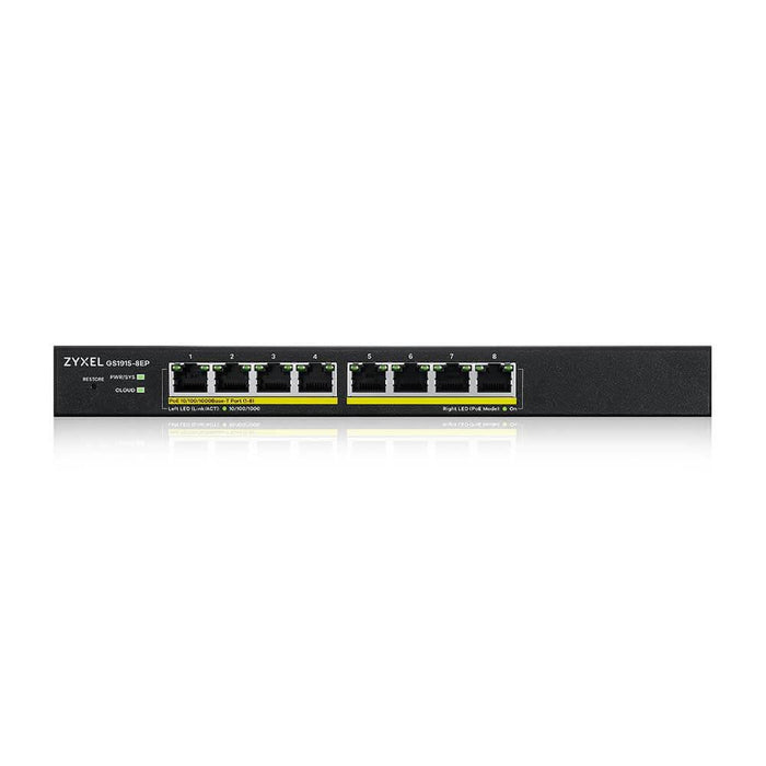 Switch ZyXEL GS1915-8EP, 8-port, Gigabit, Managed, PoE