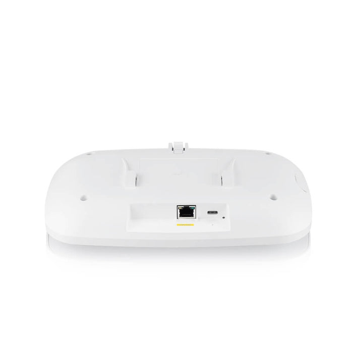 ZyXEL NWA110BE BE6500 2x2 MU-MIMO, Dual Radio 2.4 and 5 or 6GHz, 1 x 2.5G LAN Ports, PoE+ (802.3at), Standalone/Nebula Cloud Managed Excluding Power Adapter