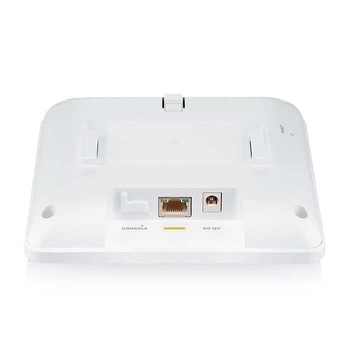 ZyXEL NWA50BEPRO, BE6500, (2.4GHz: 2x2:2, 5GHz or 6GHz: 2x2:2) MU-MIMO, Dual Radio 2.4 and 5 or 6GHz, 1 x 2.5G LAN Ports, PoE+ (802.3at), Standalone/Nebula Cloud Including Power Adapter