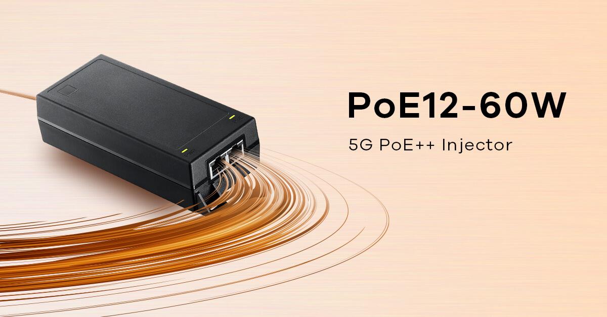 Injector ZyXEL POE12-60W PoE, Gigabit, 60W