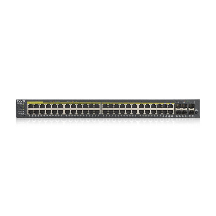 ZYXEL GS1920-48HP Switch, 44x GbE ports, 4x Combo SFP/RJ-45 ports, Managed, Rackmount
