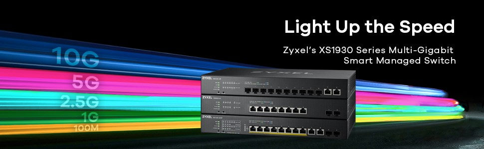 Switch ZyXEL XS1930-12HP, 10-port, 10GbE, 2xSFP ports, Smart Controllable, PoE