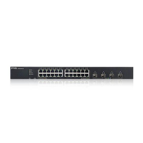 ZyXEL XGS1935-28, 28 Port Lite-L3 Smart Managed Switch, 24x Gigabit Copper and 4x 10G SFP+, hybrid mode, standalone or NebulaFlex Cloud