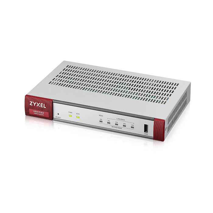 ZyXEL USG FLEX 50 Series, 10/100/1000, 1*WAN, 4*LAN/DMZ ports, WiFi 6 AX1800, 1*USB (device only)
