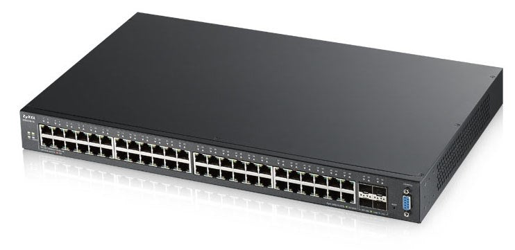 ZYXEL XGS2210-52 48-Port Gigabit Managed L3 Switch 4xSFP Cabinet Mount