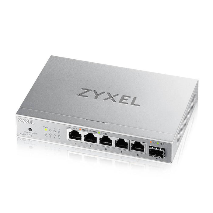 Switch ZyXEL XMG-105, 5 ports 2.5Gb + 1xSFP+, unmanaged