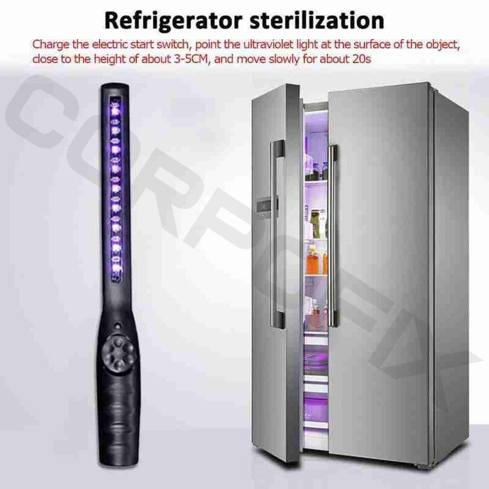 Portable UV germicidal UV lamp Corpofix HV4 for disinfection against bacteria and viruses, rechargeable battery