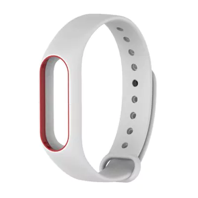 Dichromatic strap of thermoplastic elastomer for Xiaomi Mi Band 2