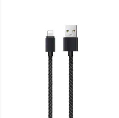 Braided aluminum charging cable 2 m for iPhone 5/6/7/8 / X / XS / XR