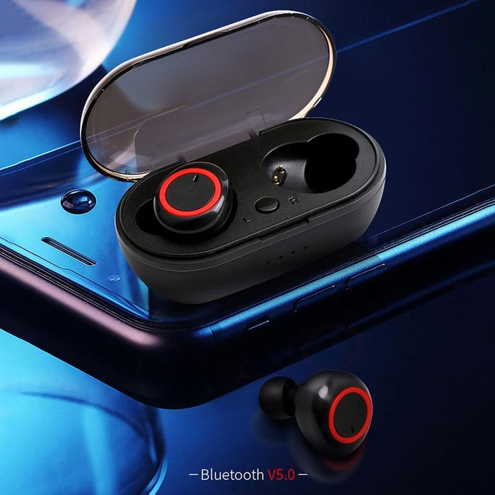 Wireless Headset RQ17 Bluetooth IPX5 Noise Canceling, Powerbank