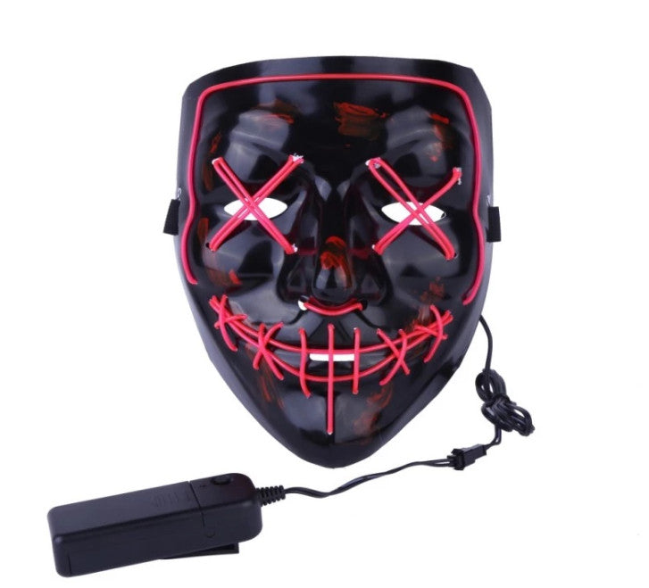 Purge Skull LED Mask for Halloween, Party, New Year, Birthday