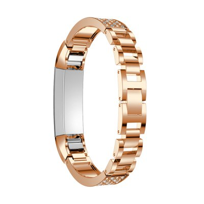 Stainless steel bracelet with stones for Fitbit / Fitbit Alta and Alta HR