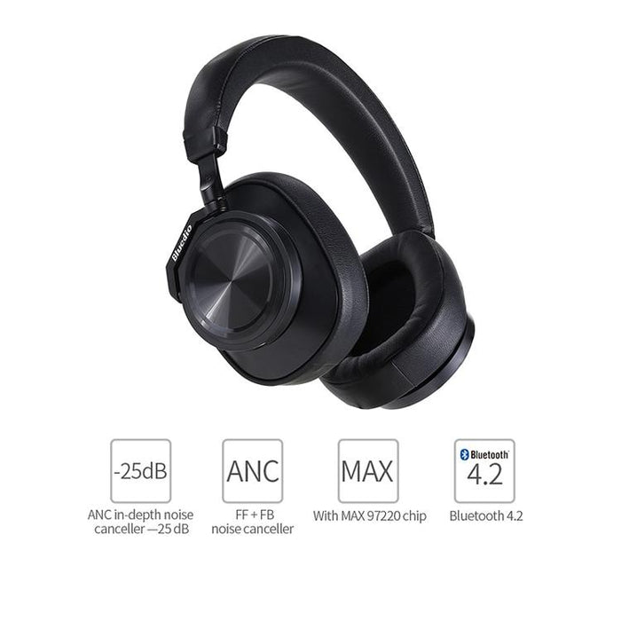 Bluedio T6 Bluetooth 5.0, ANC, Foldable Wireless Headphones