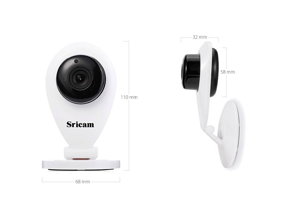 IP Camera with Night Vision Sricam SP009 HD 720P Mini Wifi P2P