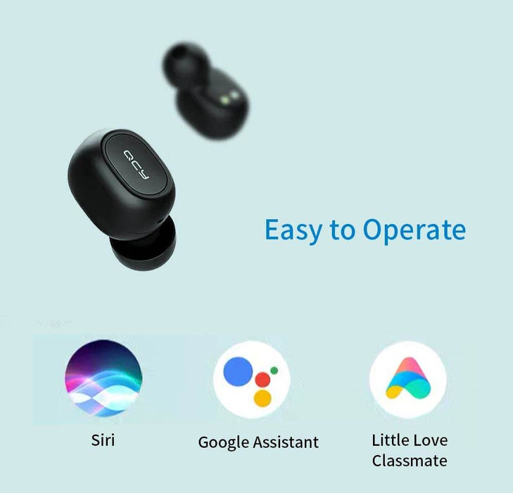 QCY T1C-RX Wireless Earphones with Powerbank Case, Bluetooth 5.0