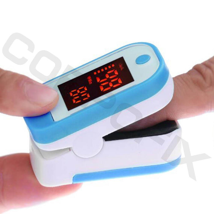 Corpofix oximeter for measuring the oxygen saturation in blood, a finger