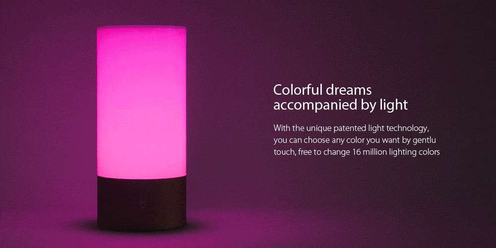 Smart Lamp bedside table Xiaomi Mijia - Bluetooth, WiFi, App