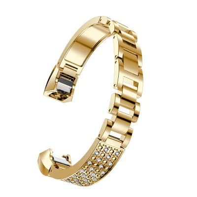 Stainless steel bracelet with stones for Fitbit / Fitbit Alta and Alta HR