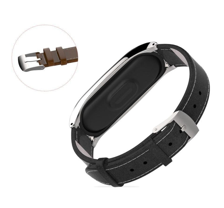 Leather strap Xiaomi Mi Band 3 / Mi Band 4