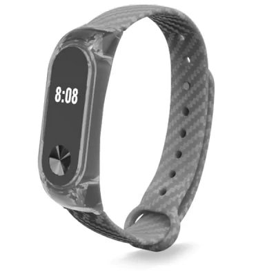 "Carbon" silicone strap Xiaomi Mi Band 2