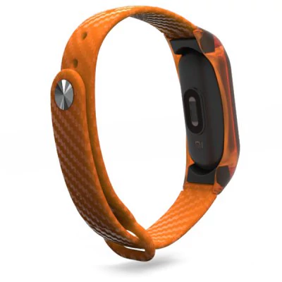 "Carbon" silicone strap Xiaomi Mi Band 2