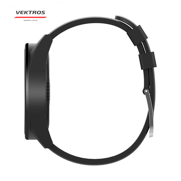 Smart Watch Kingwear Vektros KC08, 4G, Android 7.1, iOS, Heart Rate, 5MP Camera, 1GB RAM, 610mAh battery, IP67 Waterproof, Ceramic Hull