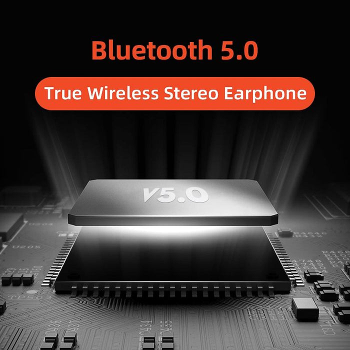 QCY T3 TWS wireless headset with touch controls and two microphones Bluetooth V5.0 Stereo 3D