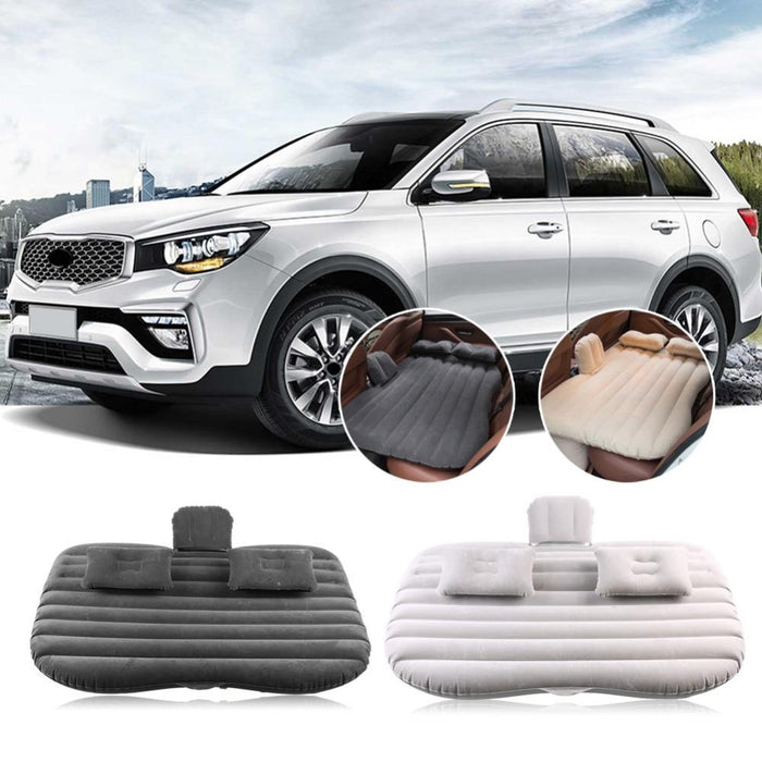 Inflatable mattress car rear seat