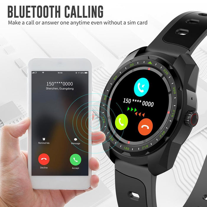 Smart watch KW01. Bluetooth call,  Waterproof IP68, Heart rate, Message Reminder