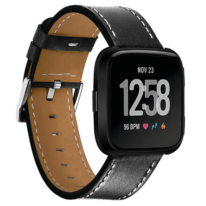 Leather strap with classic clasp Fitbit / Fitbit Versa