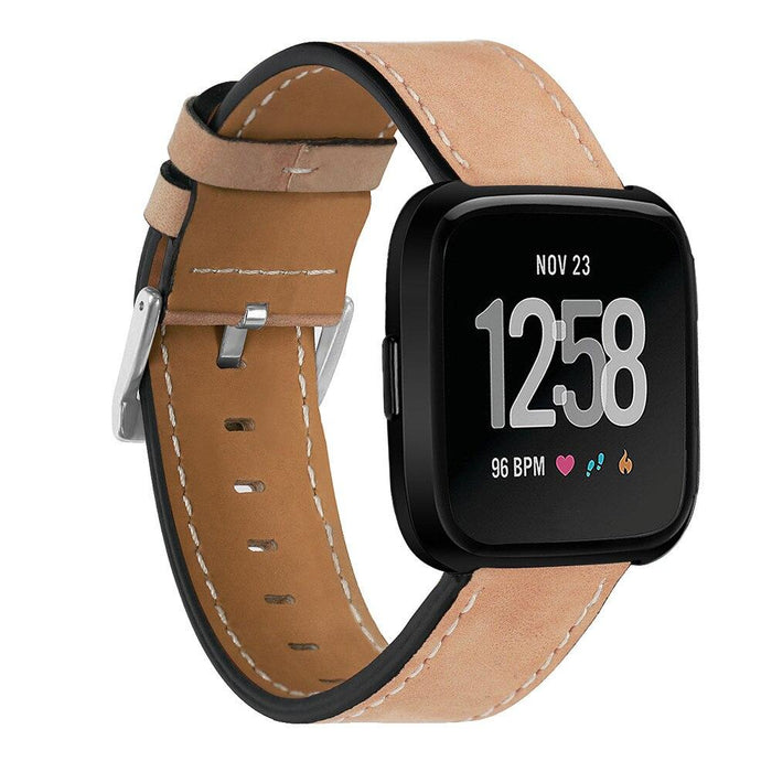 Leather strap with classic clasp Fitbit / Fitbit Versa