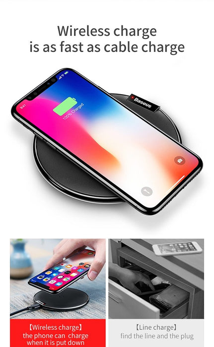 Baseus Qi Wireless Charger for iPhone, Samsung, Huawei