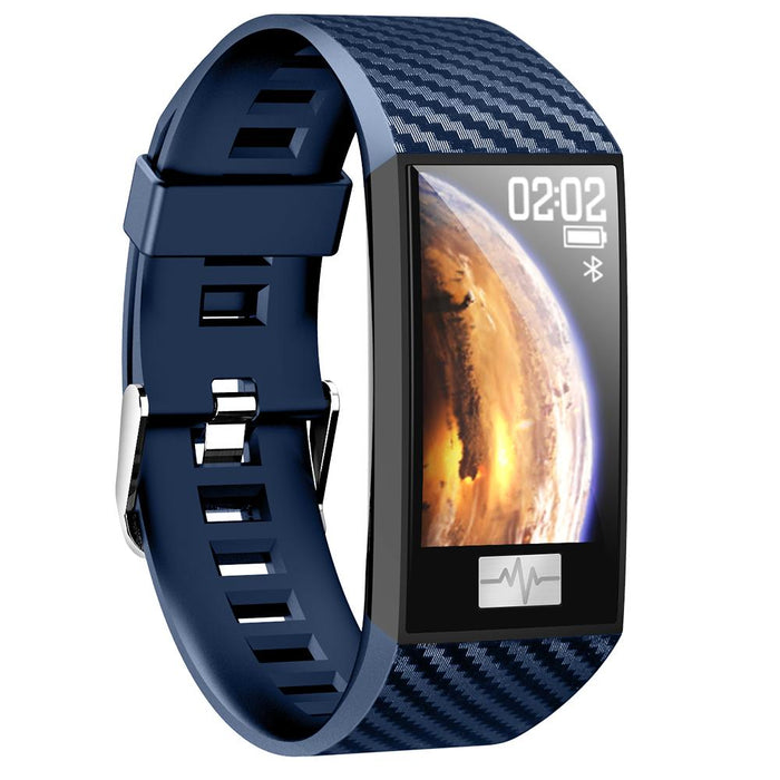 Fitness smart bracelet F98 1.14 a large display, monitor pulse, ECG graph blood pressure, IP68 waterproof