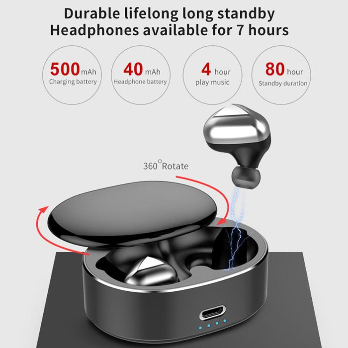 Wireless headphones RX13 Bluetooth 5.0, Powerbank, sliding cover