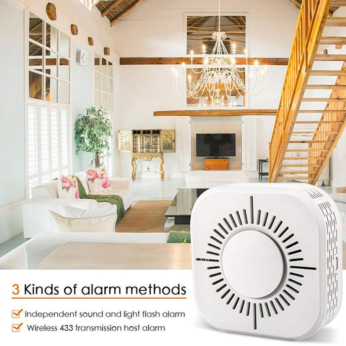 Wireless smoke detector Sonoff, compatible with 433MHz radio bridge