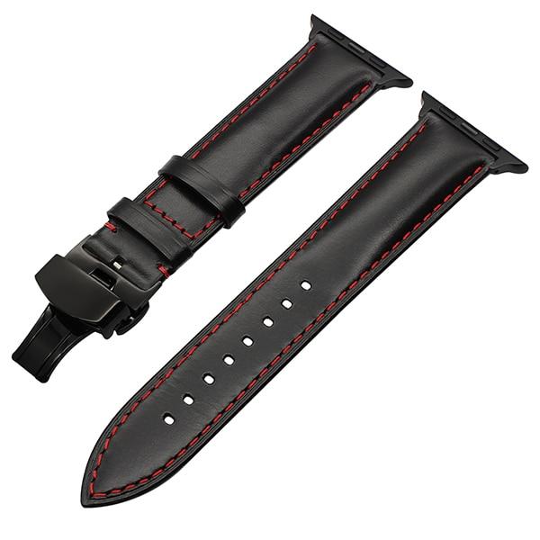 Leather strap from Italian leather for Apple Watch 5/4/3/2/1 42mm