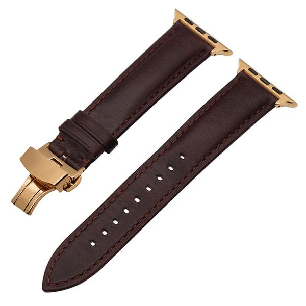 Leather strap from Italian leather for Apple Watch 5/4/3/2/1 40mm