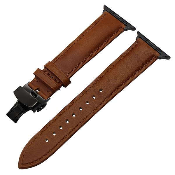 Leather strap from Italian leather for Apple Watch 5/4/3/2/1 40mm