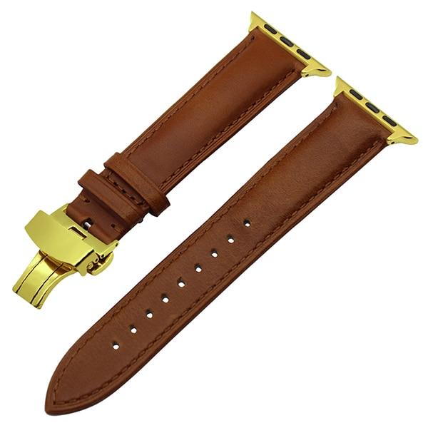 Leather strap from Italian leather for Apple Watch 5/4/3/2/1 40mm