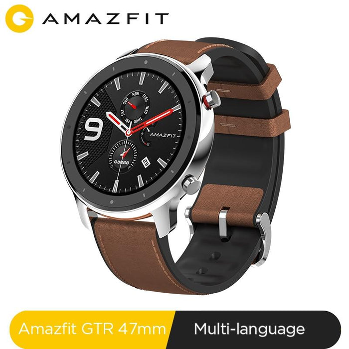 Smart watch Amazfit GTR 47mm, 5ATM, 24 days of battery life, Aluminum housing