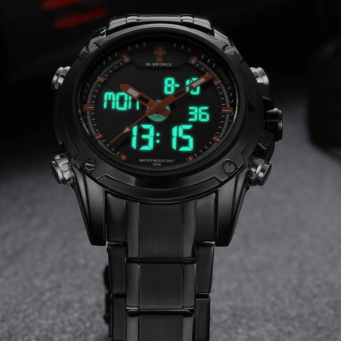 Waterproof male quartz watch NAVIFORCE 9050