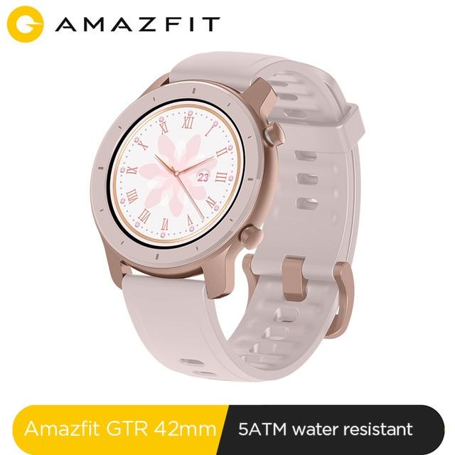 Smart watch Amazfit GTR 42mm, 5ATM, 12 days of battery life, Aluminum housing