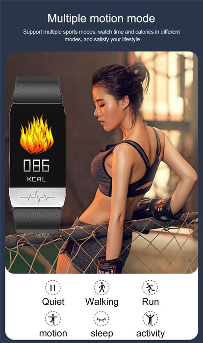 Smart bracelet Vektros VT03, measurement of temperature, ECG. blood oxygen