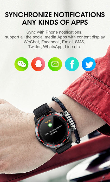 Smart clock Vektros VL12, Blood Pressure, Fitness Tracker, a call through watch, Waterproof