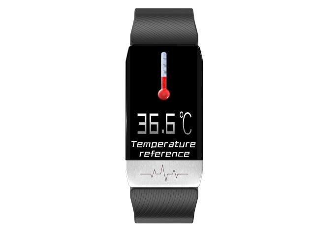 Smart bracelet Vektros VT03, measurement of temperature, ECG. blood oxygen