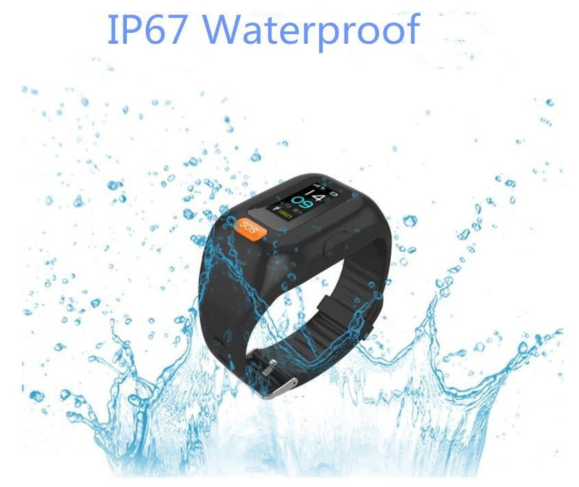 Waterproof smart bracelet Vektros VS28, SOS button, GPS, Heart Rate