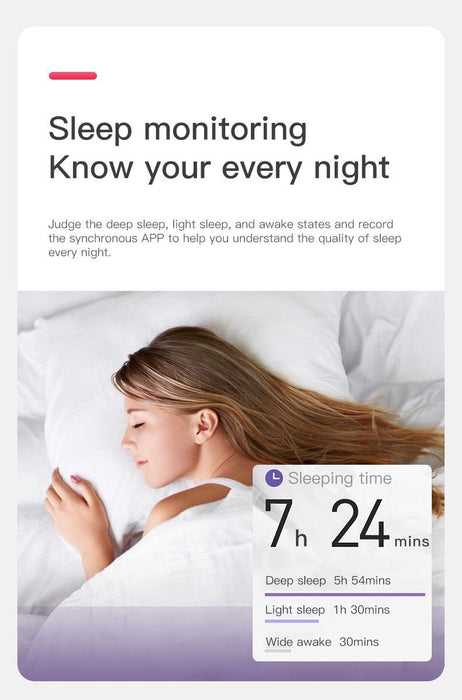 Smart bracelet Vektros VT02, Measurement Temperature Monitoring Sleep