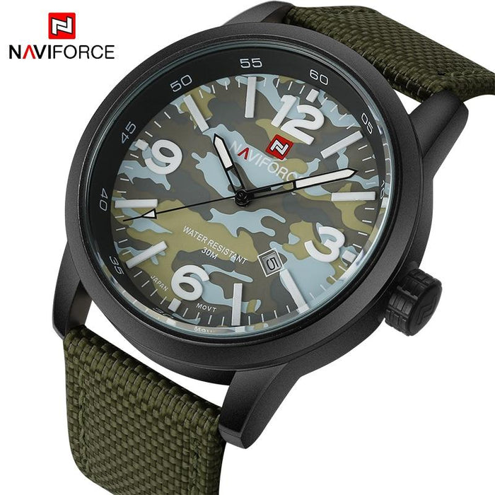 Waterproof male quartz watch NAVIFORCE 9080