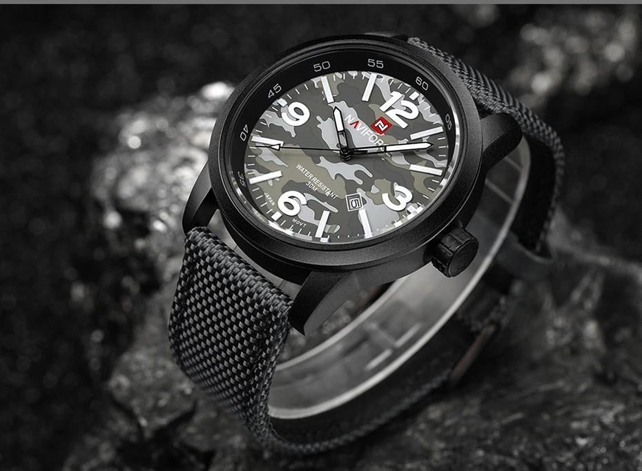 Waterproof male quartz watch NAVIFORCE 9080