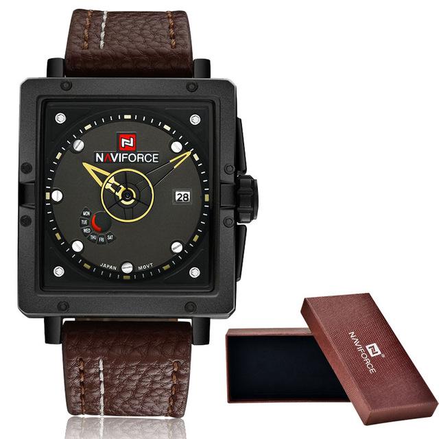 Waterproof male quartz watch NAVIFORCE 9065